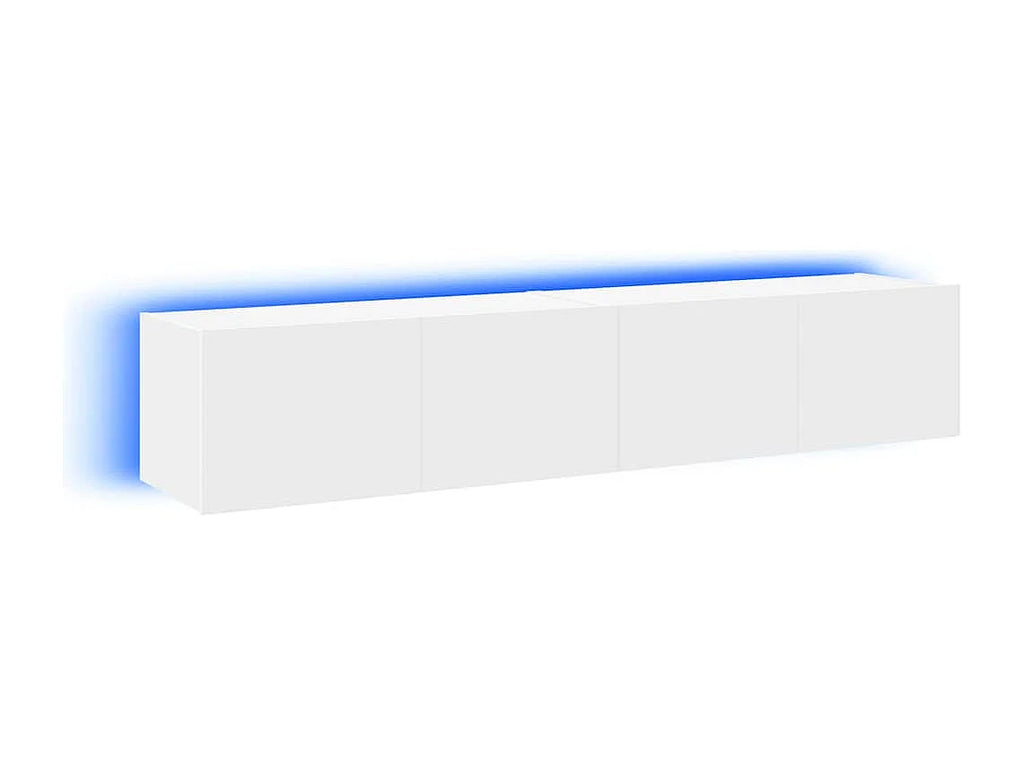 Meuble TV en Bois Blanc 160 cm - VIDAXL vue 2