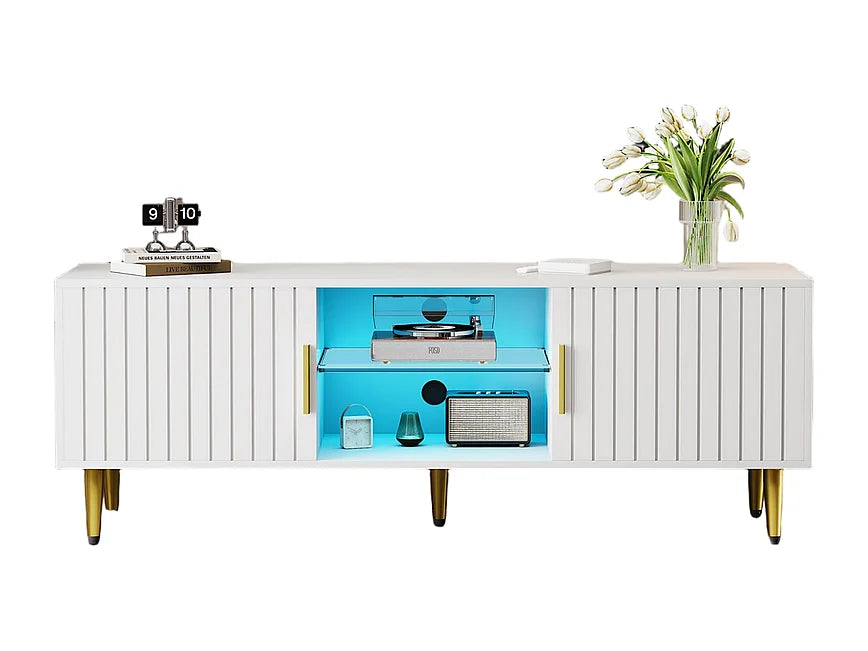 Meuble TV en Bois Blanc - DRIPEX vue 2