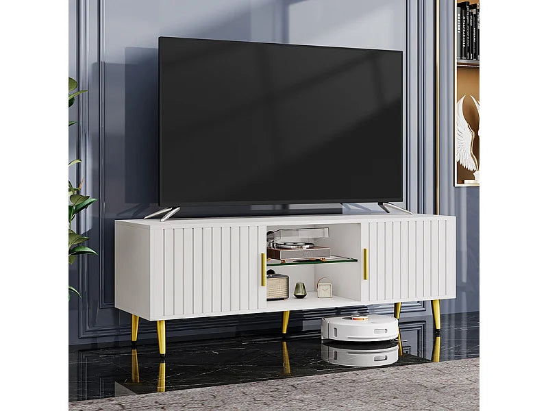 Meuble TV en Bois Blanc - DRIPEX vue 6