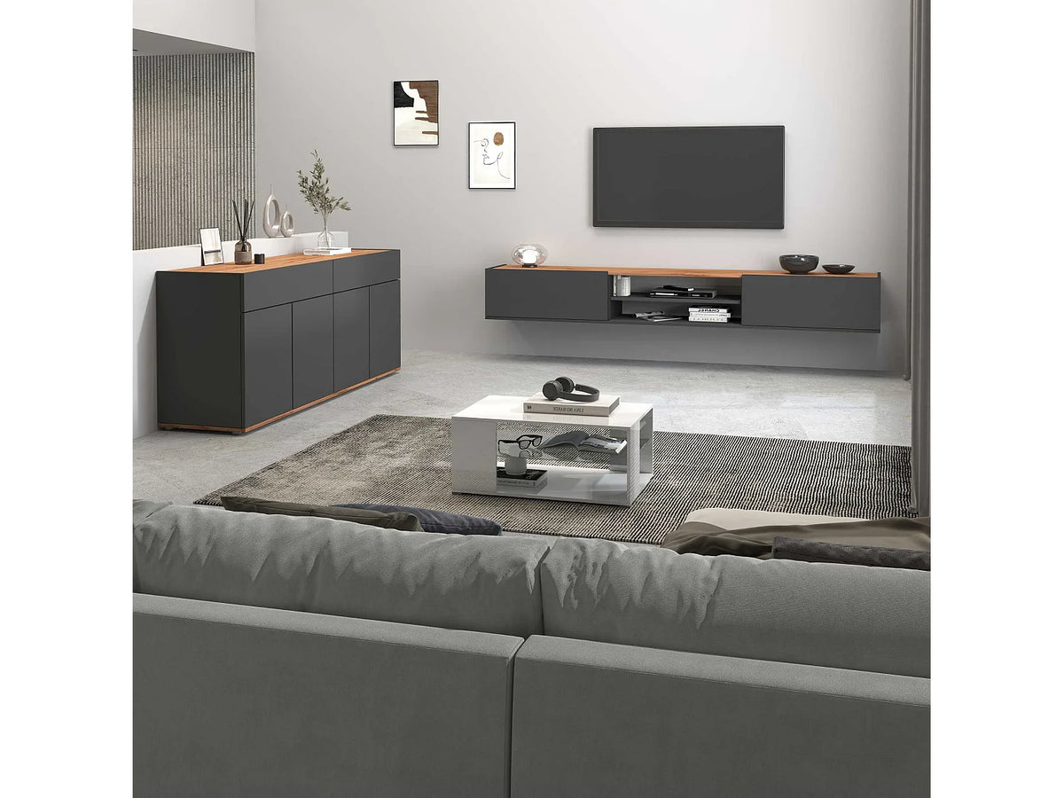Meuble TV Suspendu Moderne - WHOUS - HOME FURNISHING ITALY vue 8