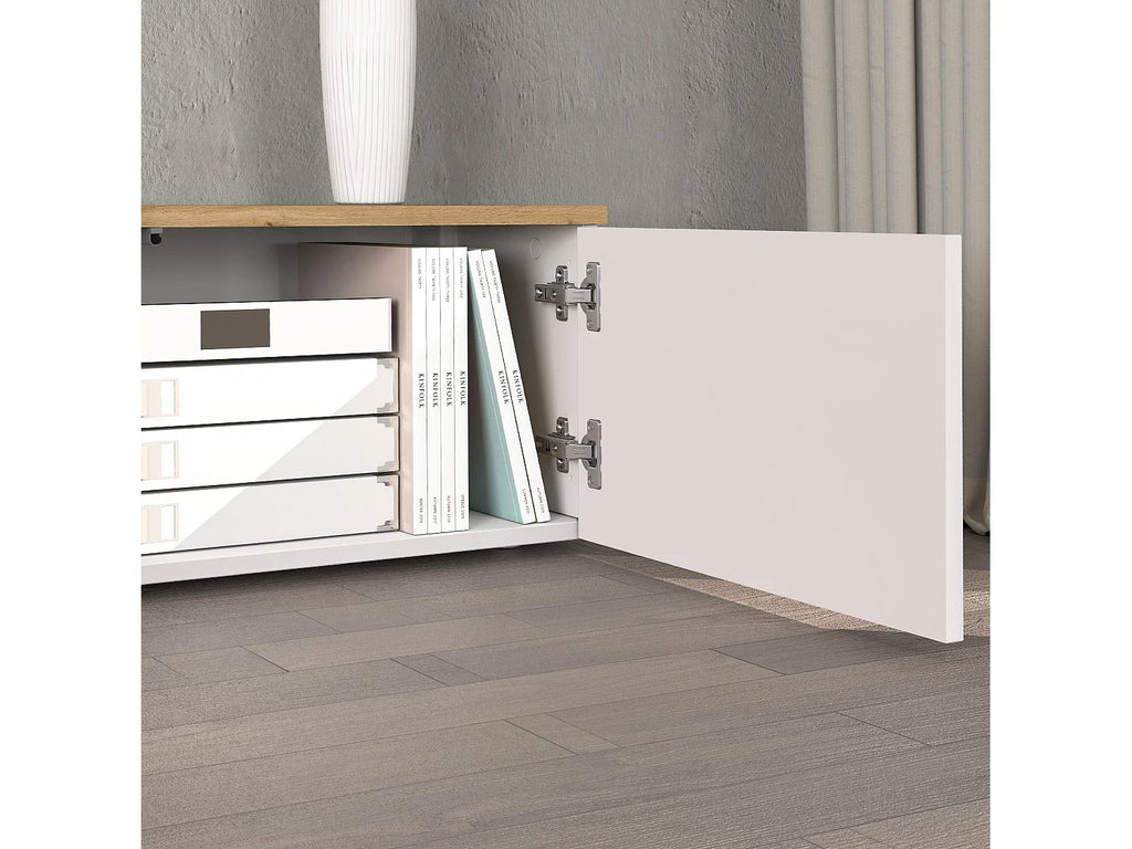 Meuble TV Suspendu Blanc - WHOUS - HOME FURNISHING ITALY vue 7