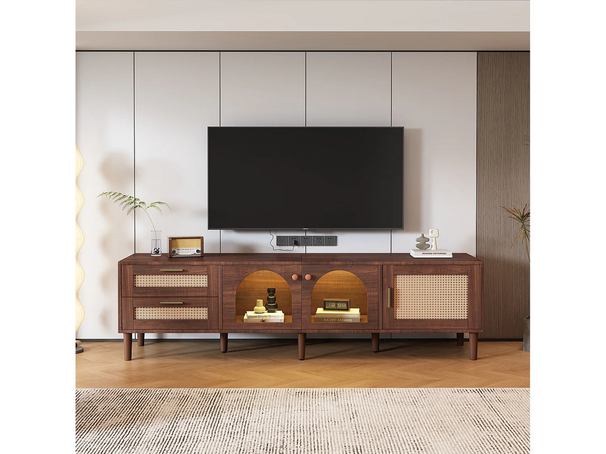 Meuble TV en Bois 180 cm - HAUSS SPOLE vue 2