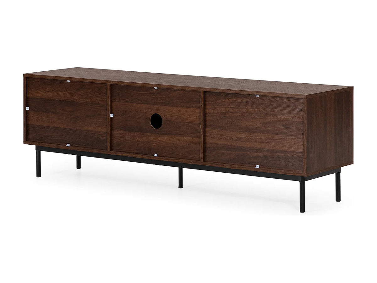 Meuble TV Effet Noyer 160 cm - VS VENTA-STOCK vue 6