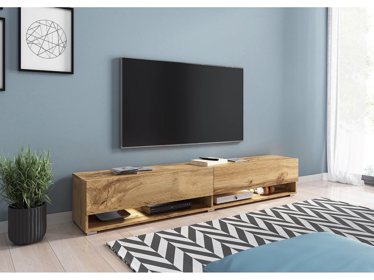 Meuble TV Suspendu 180 cm - LAUREN MEBLE BE vue 3