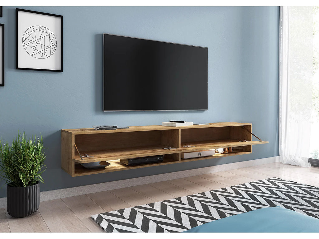 Meuble TV Suspendu 180 cm - LAUREN MEBLE BE vue 5