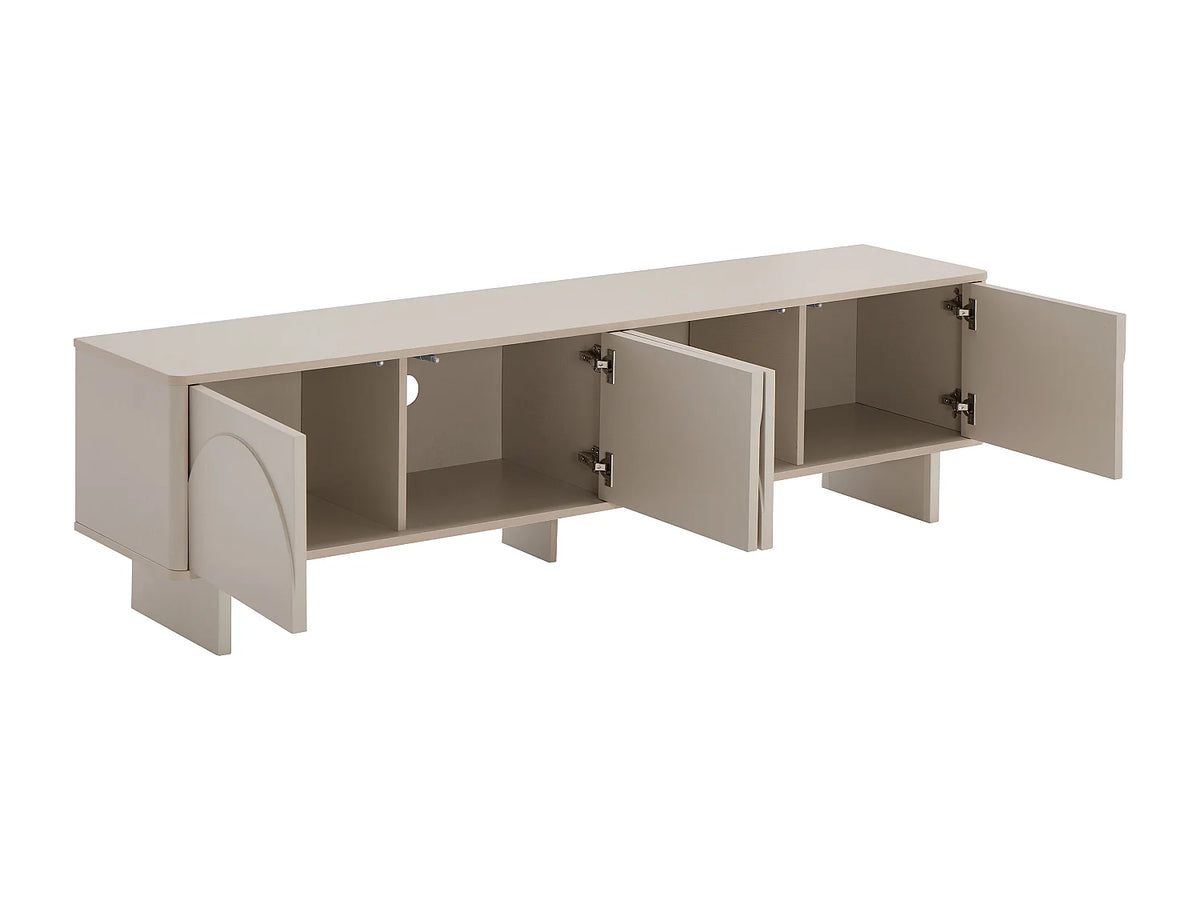 Meuble TV Beige 180 cm - DELORINA vue 4