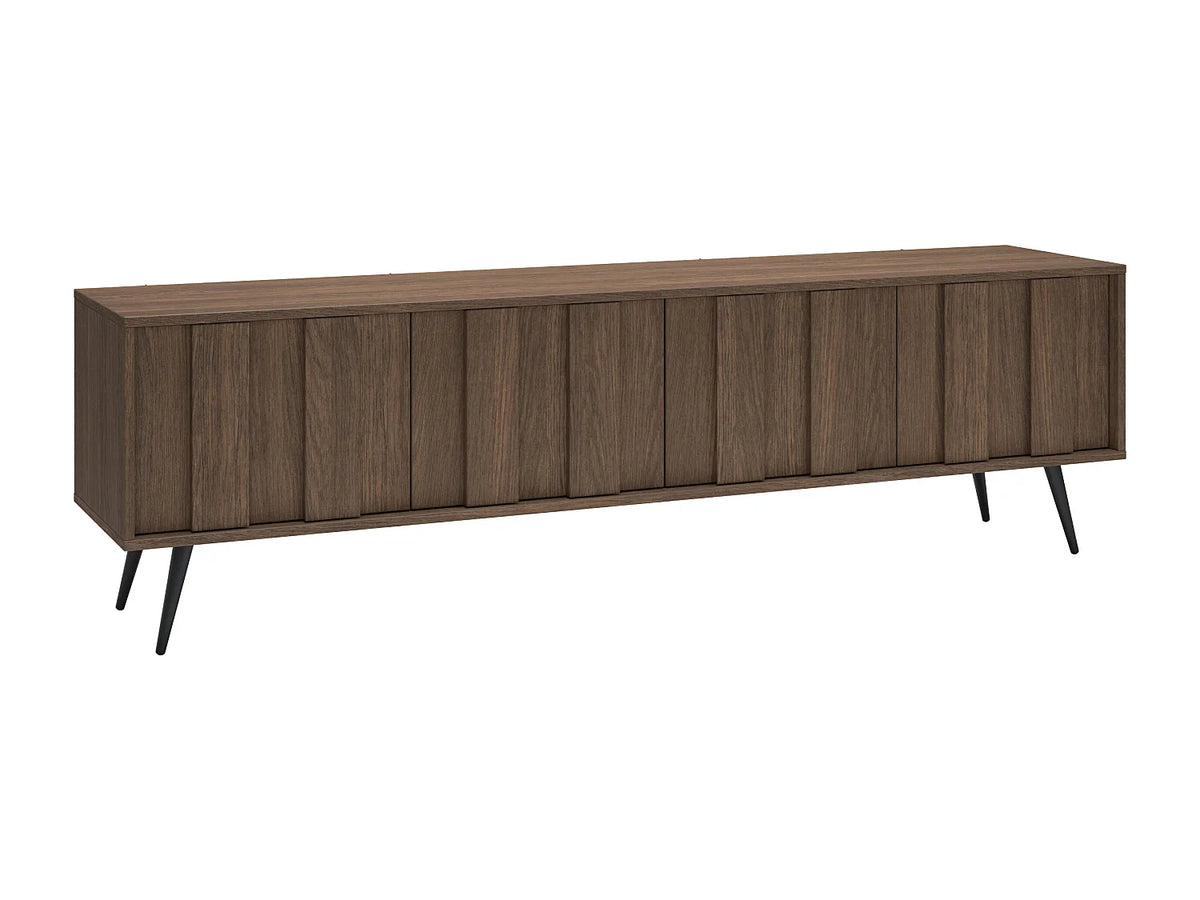 Meuble TV en Bois Noir - KALSIYA vue 4