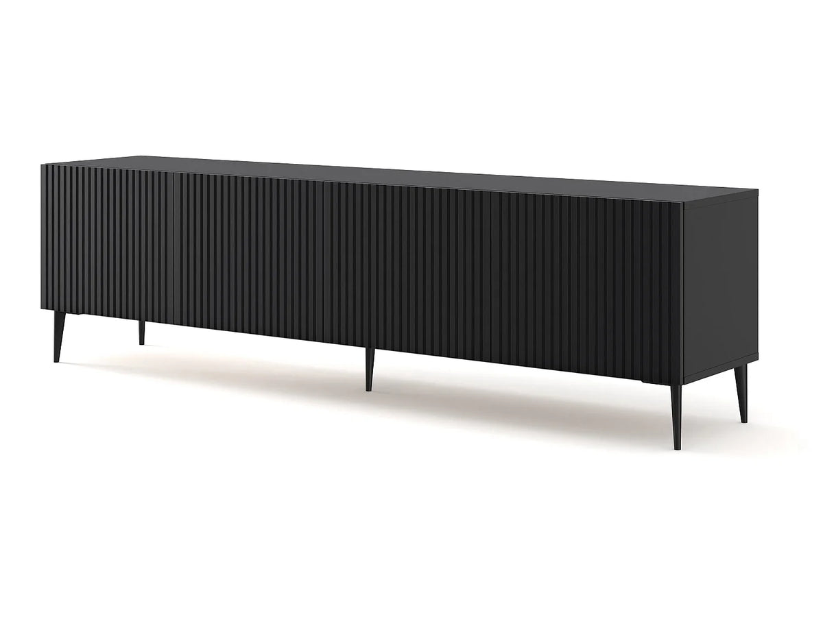 Meuble TV en Bois Noir - FURNLUX