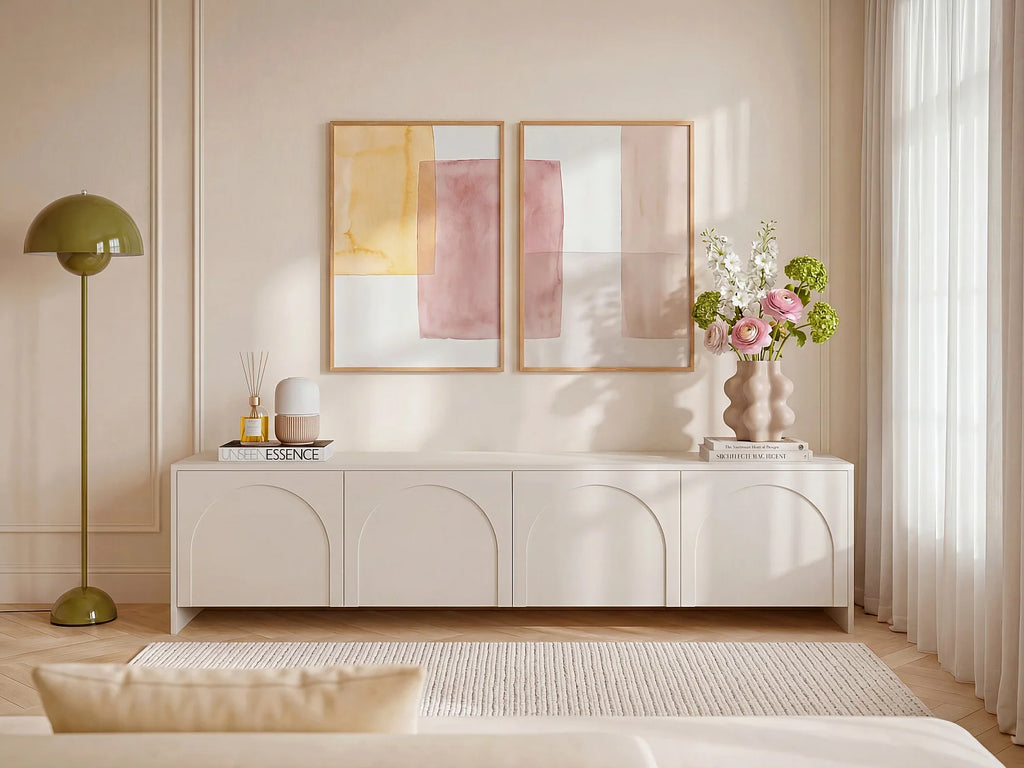 Meuble TV Beige - NALYRA