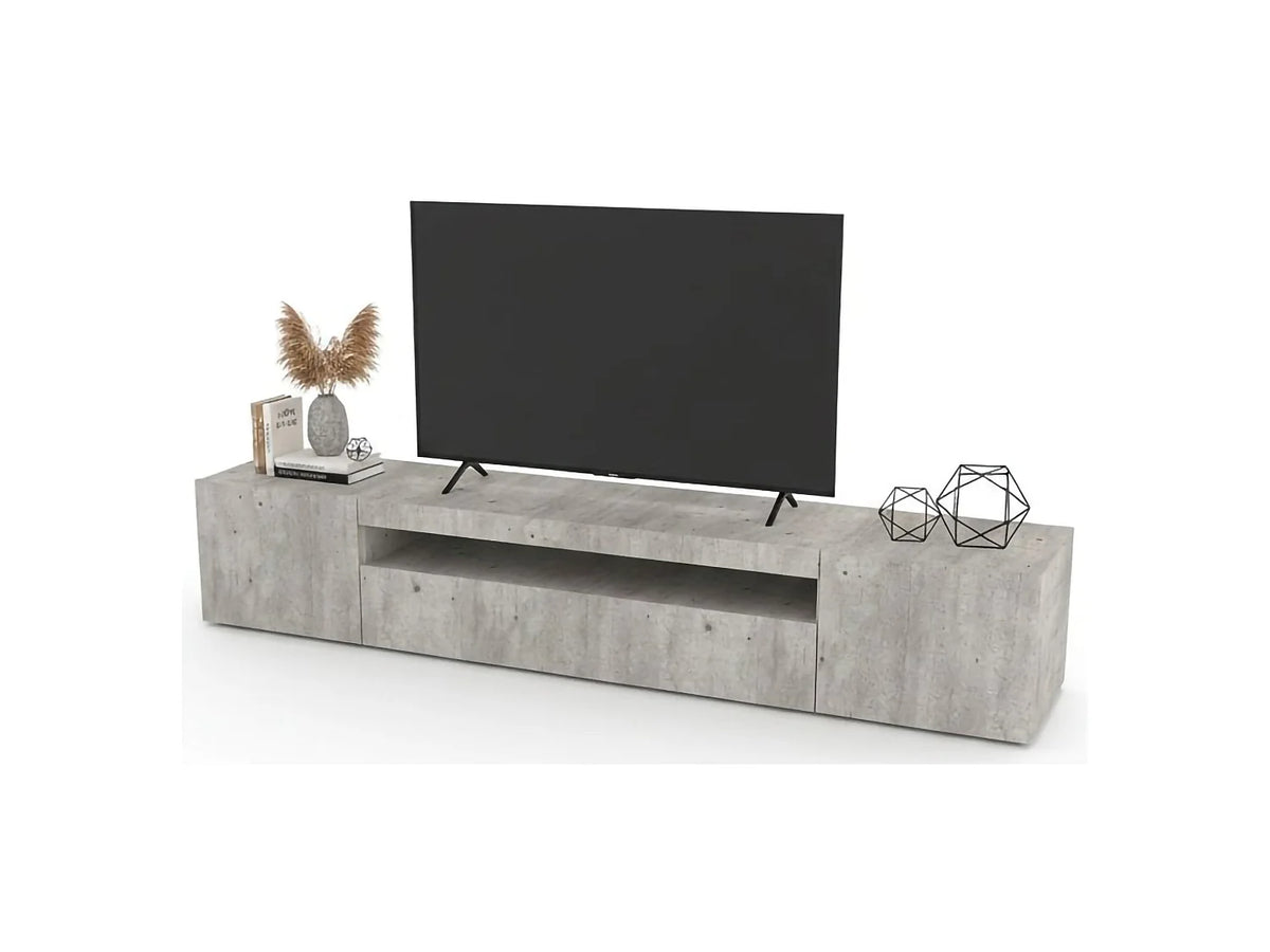Meuble TV Bas en Bois - DMORA vue 2