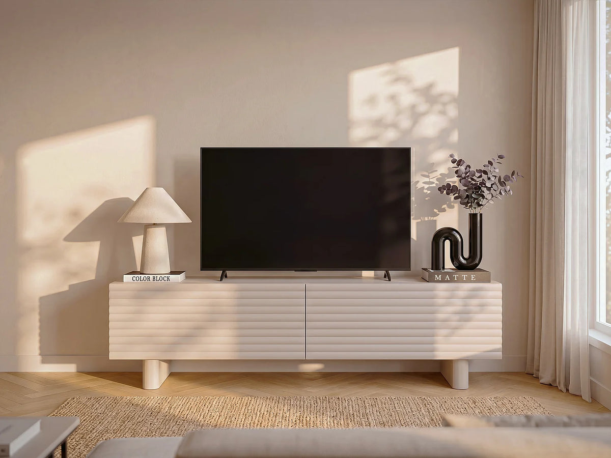 Meuble TV en Bois 150 cm - LUDIMA