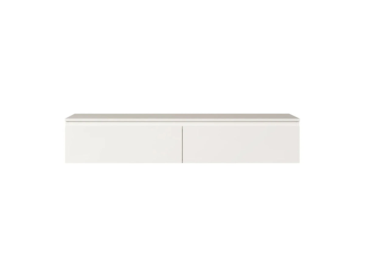Meuble TV en Bois Blanc 150 cm - BEMMI vue 6