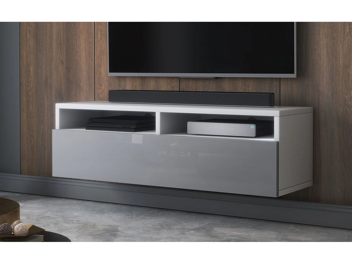 Meuble TV en Bois Blanc 31 cm - REDNAW vue 2