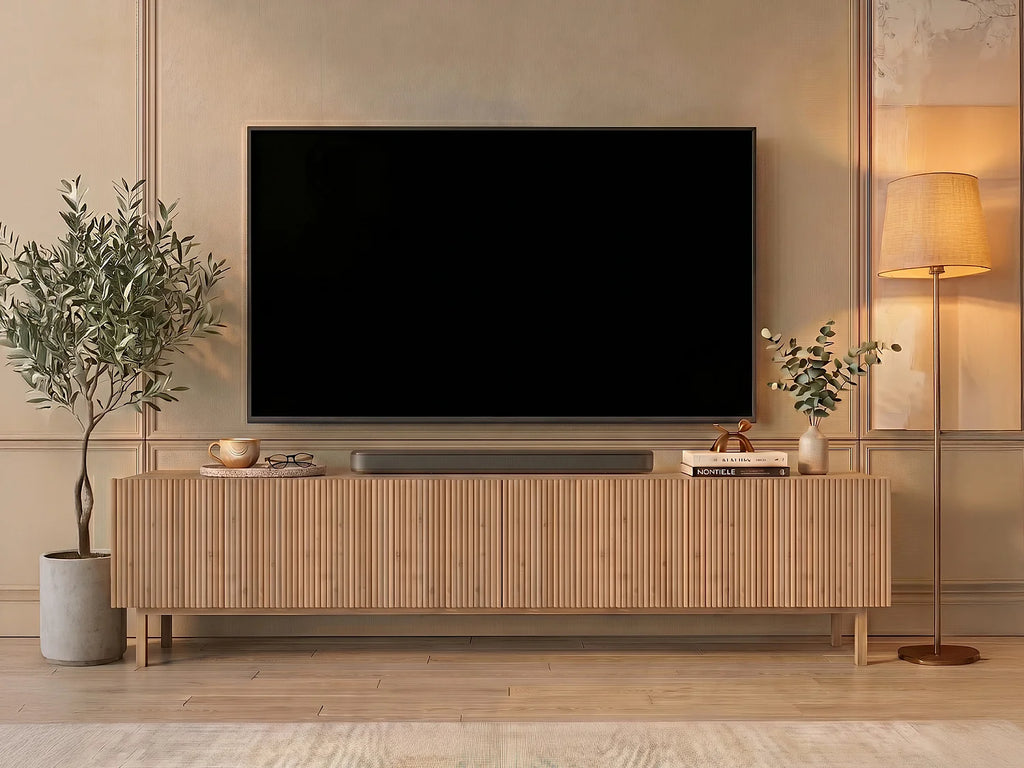 Meuble TV Bas en Bois - ZUMEYA vue 5