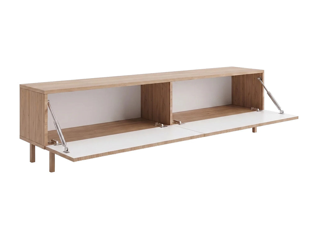 Meuble TV Bas en Bois - ZUMEYA vue 4