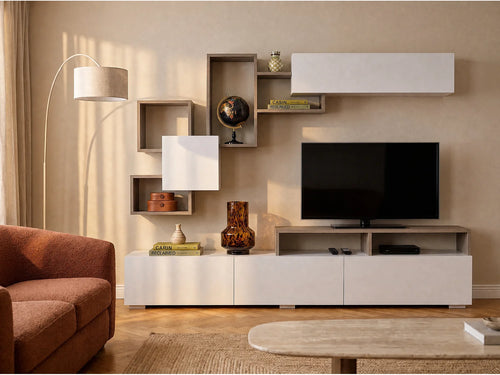 Meuble TV en Bois Blanc - TALOLI II
