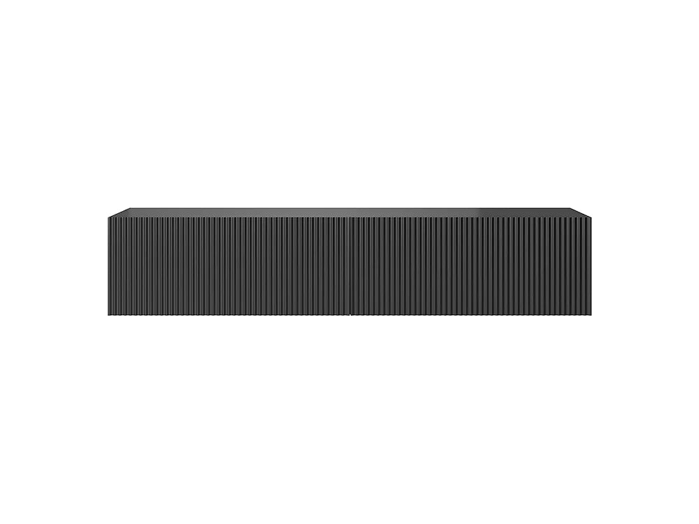 Meuble TV en Bois Noir - VELDIO vue 5