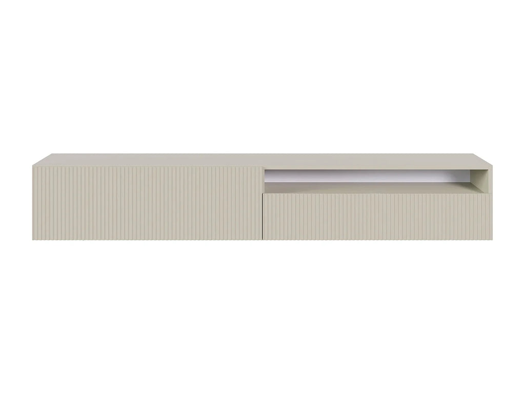 Meuble TV Suspendu en Bois - VELDIO vue 3