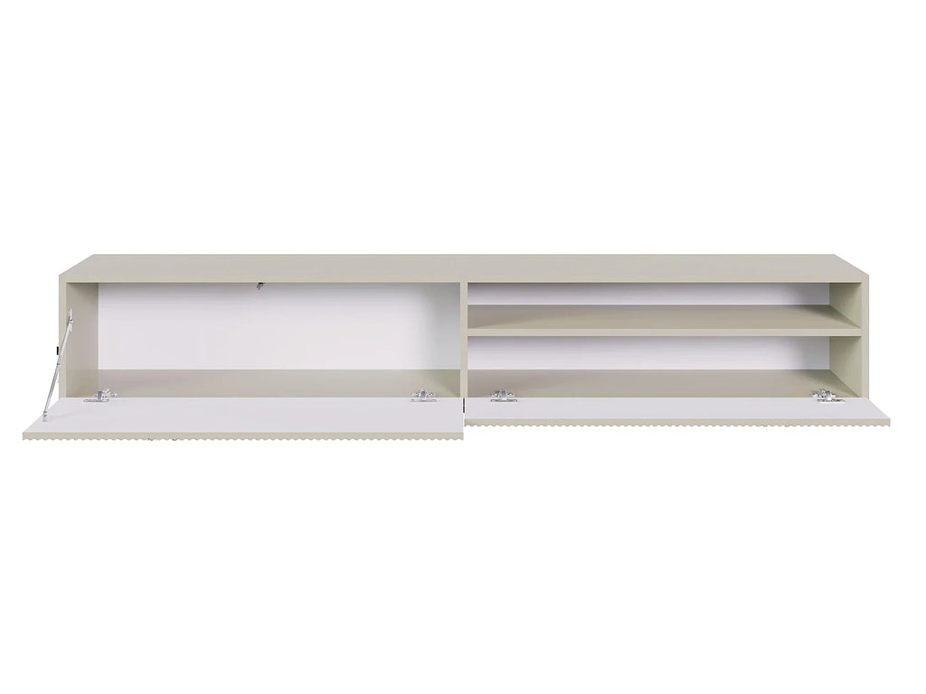 Meuble TV Suspendu en Bois - VELDIO vue 4