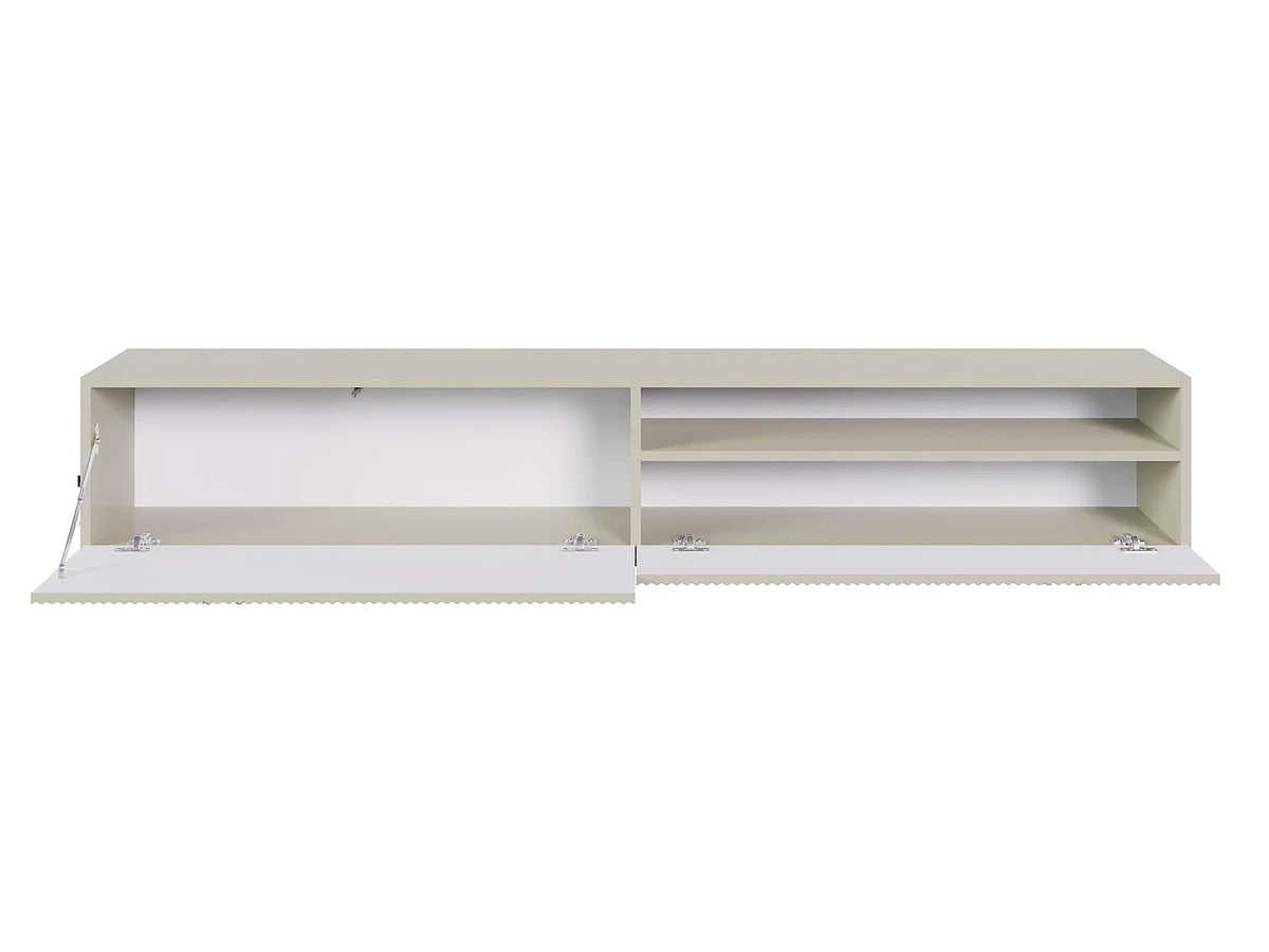 Meuble TV Suspendu en Bois - VELDIO vue 4