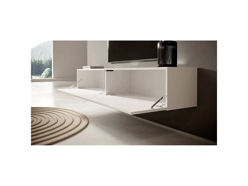 Meuble TV en Bois Blanc - VELDIO vue 3