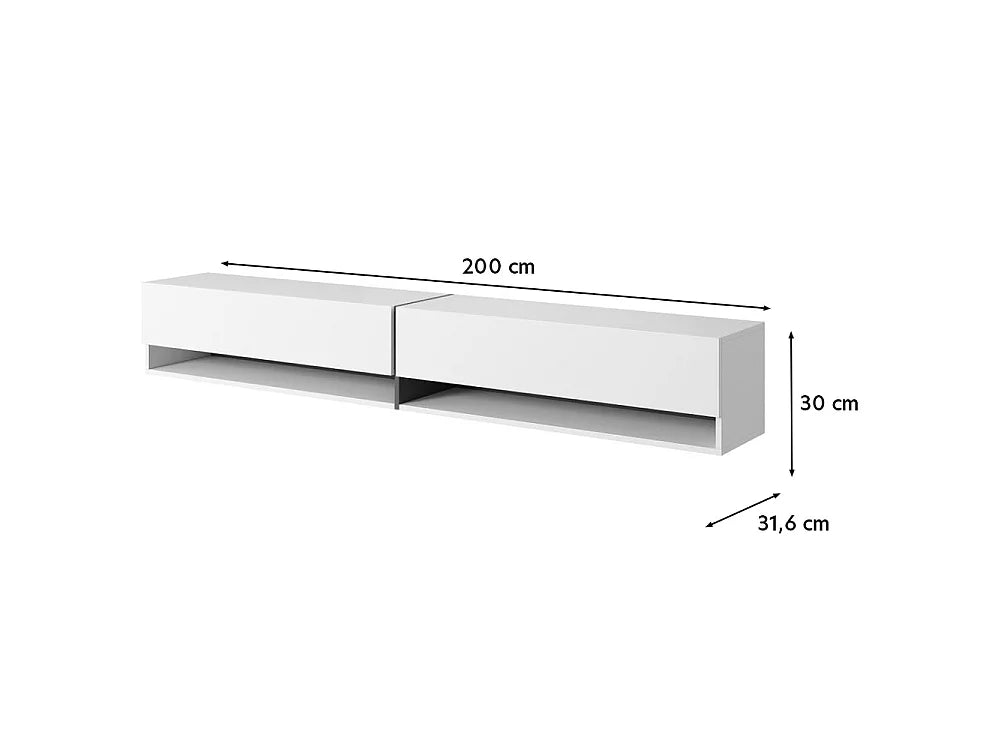 Meuble TV en Bois Blanc - BISIRA vue 6