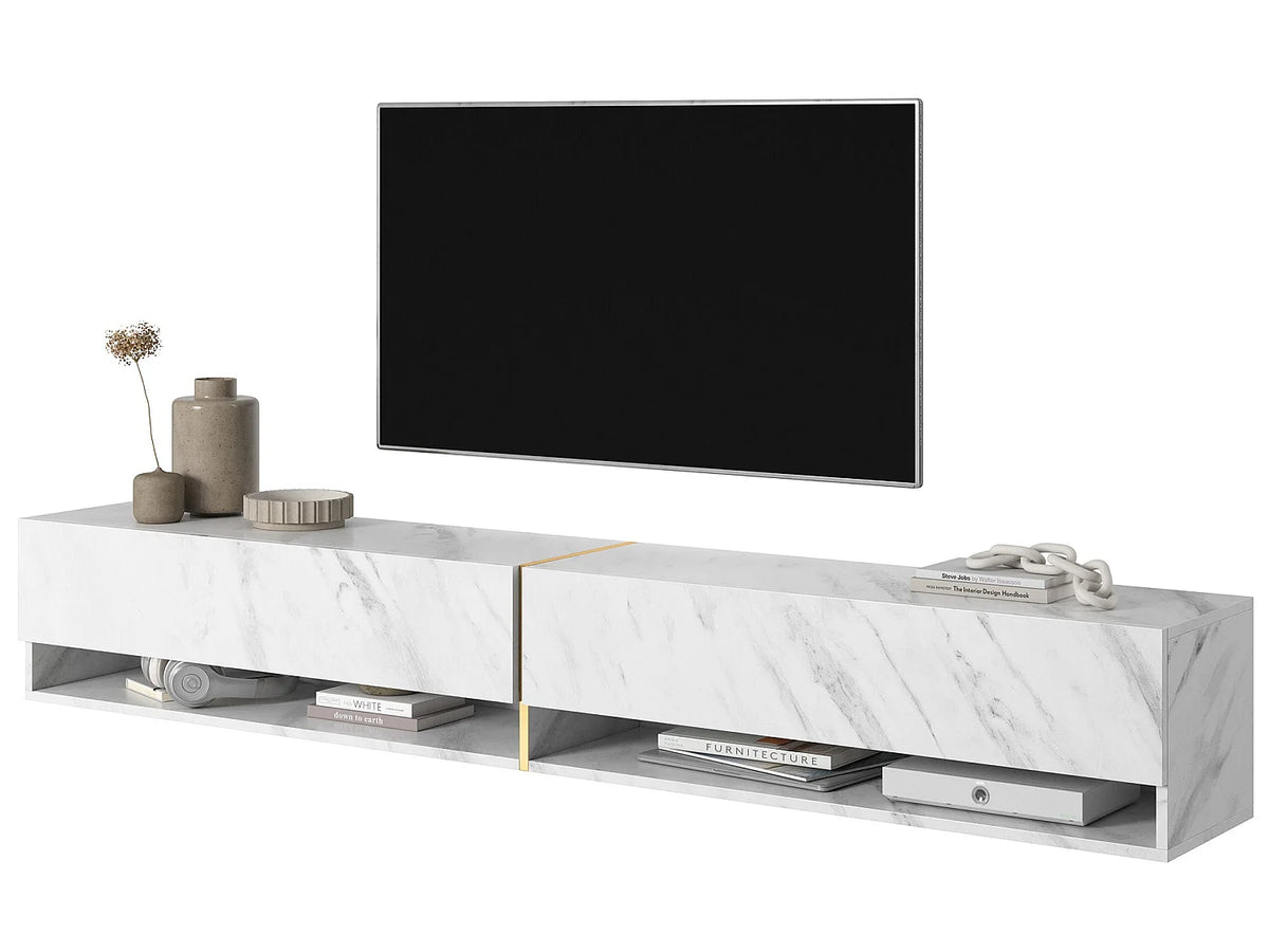 Meuble TV en Bois Blanc - MIRRGO vue 4