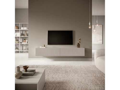 Meuble TV Bas en Bois - TELIRE