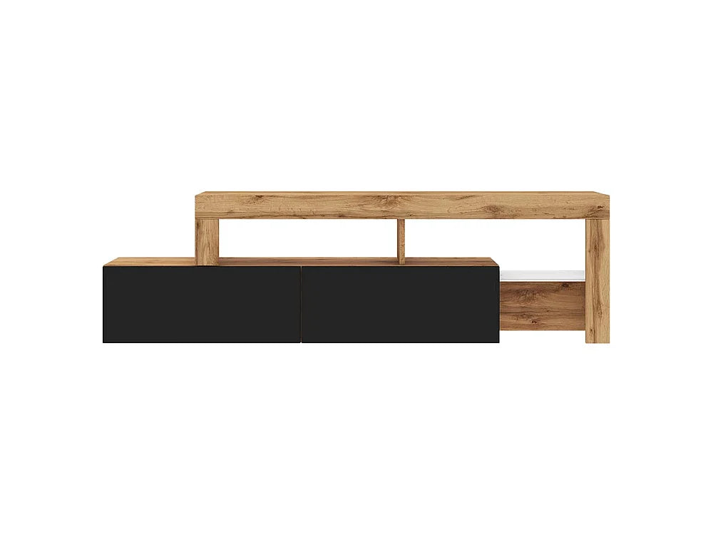 Meuble TV en Chêne Noir - ASTEN vue 4