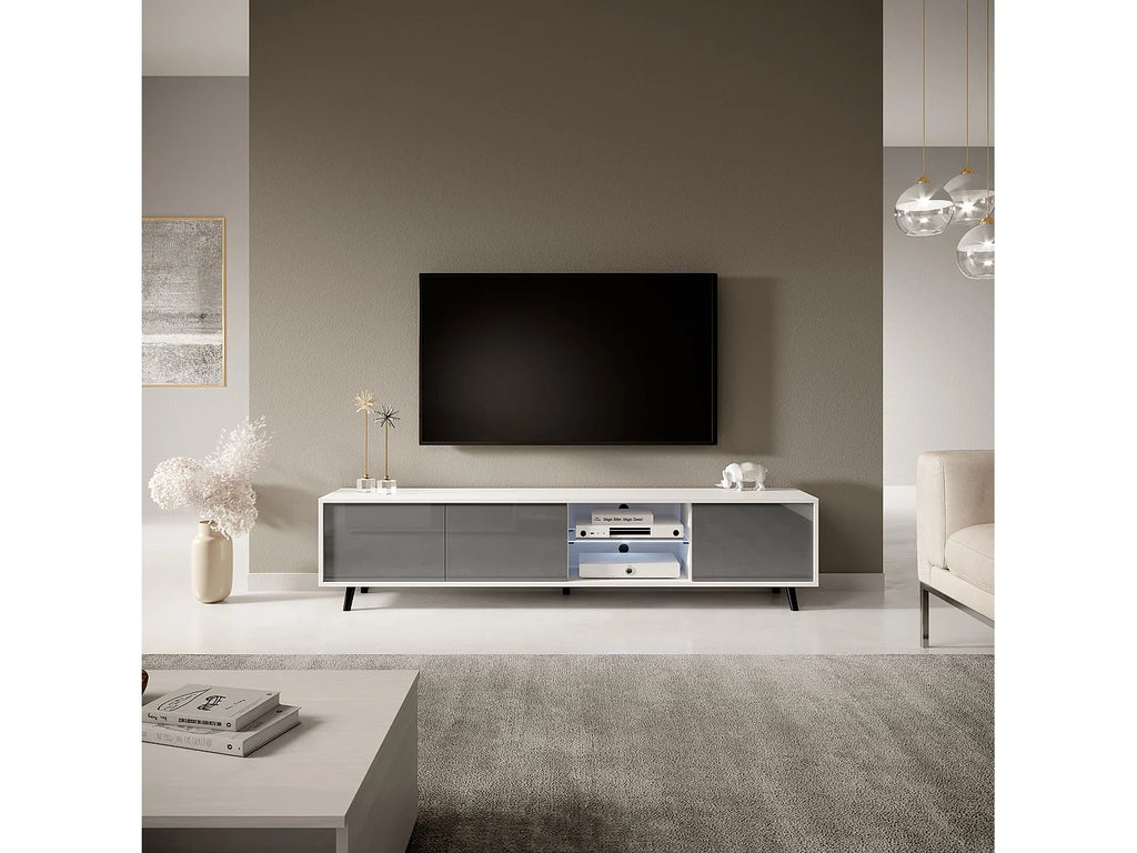 Meuble TV en Bois Blanc - GALHAD