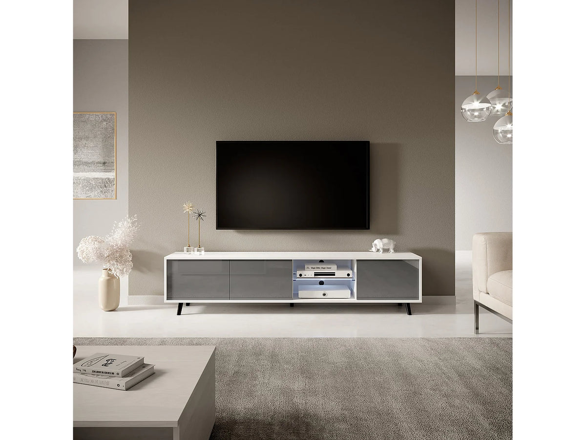 Meuble TV en Bois Blanc - GALHAD