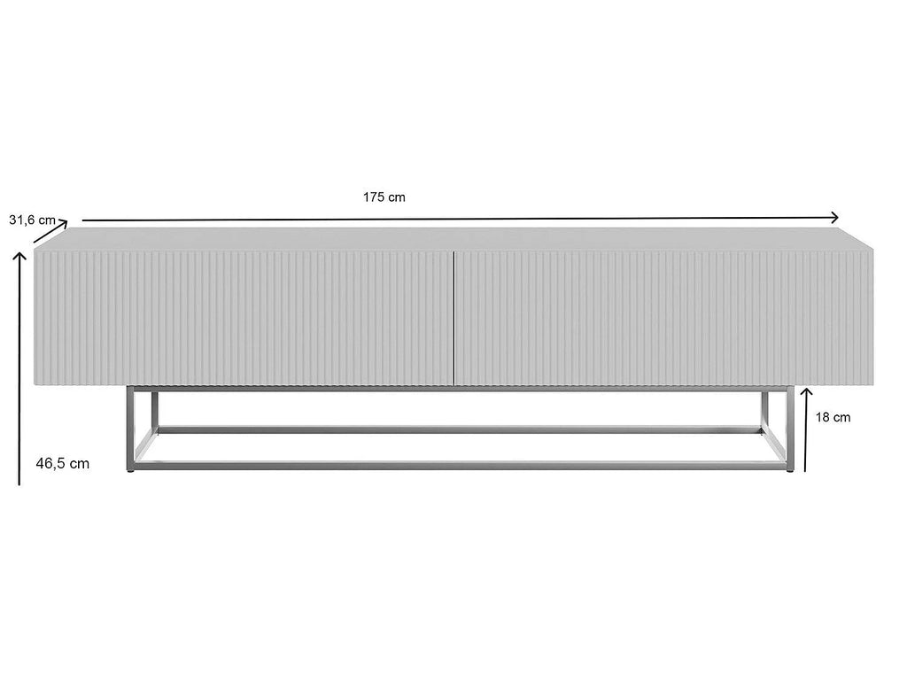 Meuble TV en Bois Moderne - VELDIO vue 7