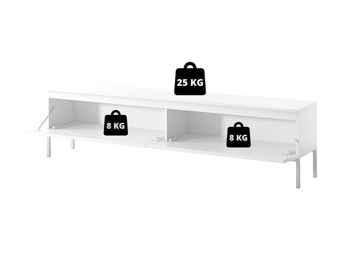 Meuble TV en Bois Blanc - BEMMI vue 8
