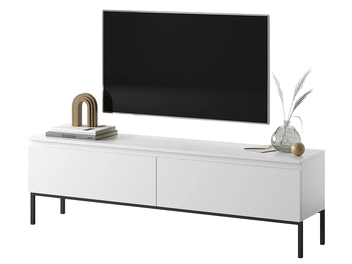 Meuble TV en Bois Blanc - SELSEY vue 3