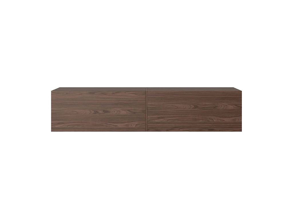 Meuble TV Effet Noyer Marron - BISIRA vue 7