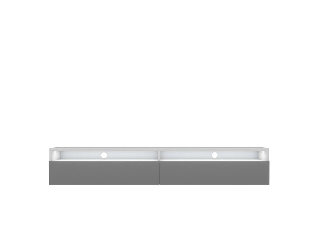Meuble TV en Bois Blanc 180 cm - REDNAW vue 9