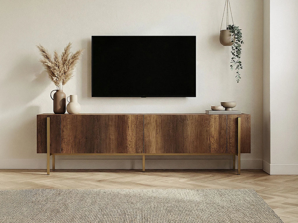 Meuble TV Bas en Bois - SELNIA vue 7