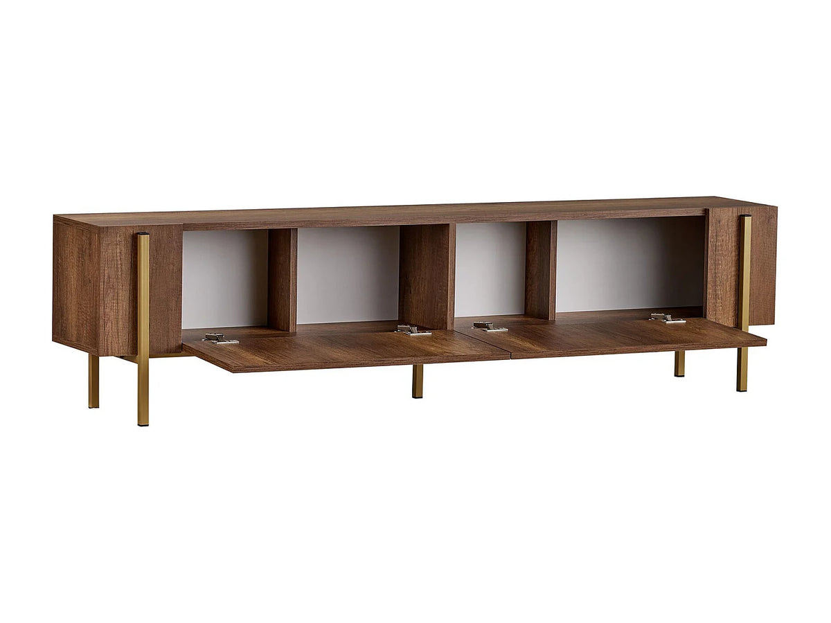 Meuble TV Bas en Bois - SELNIA vue 4