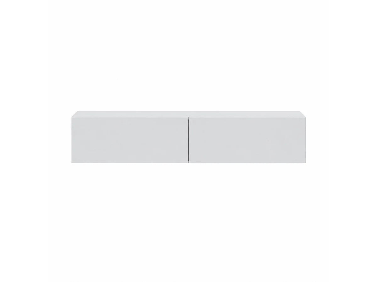 Meuble TV en Bois Blanc - CALICOSY vue 2