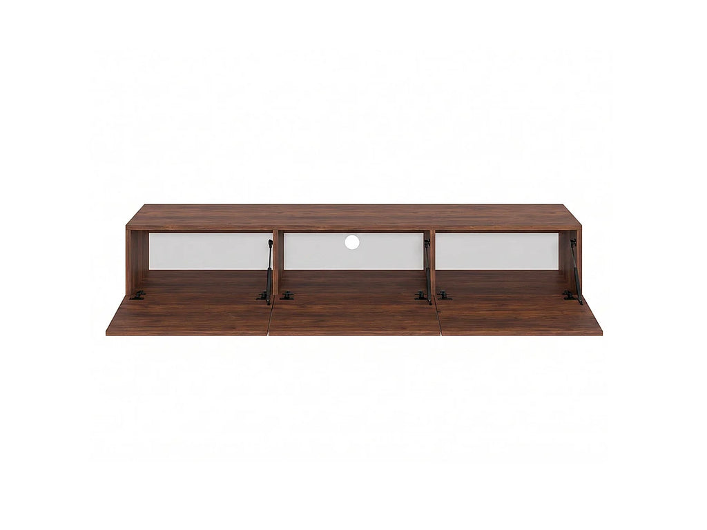 Meuble TV Suspendu en Bois 180 cm - PETITS-MEUBLES vue 3