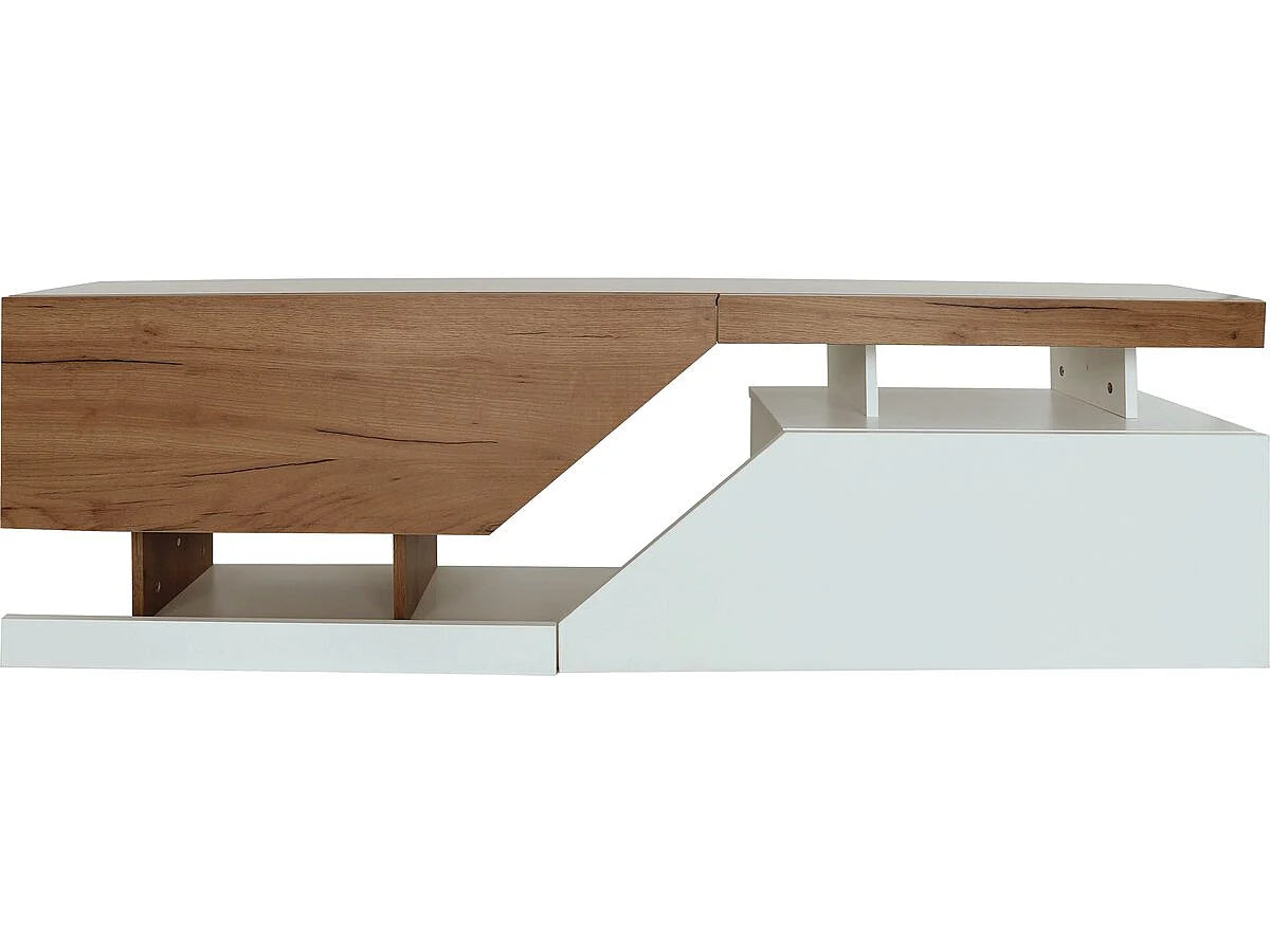 Meuble TV en Bois Blanc - HABITAT ET JARDIN vue 2