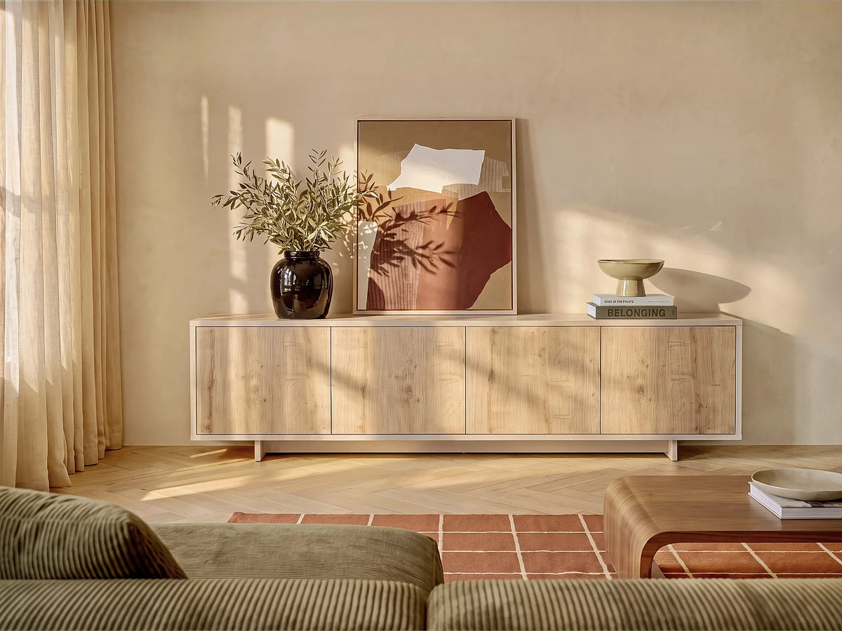 Meuble TV en Bois 180 cm - ZEFYNA