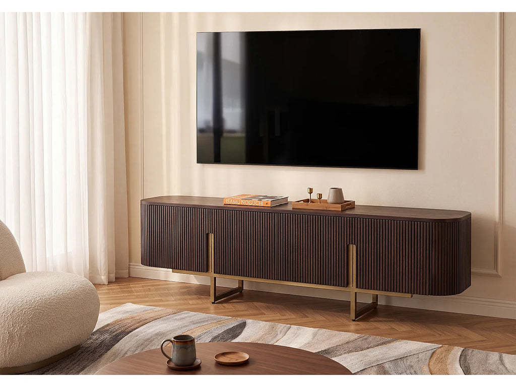 Meuble TV en Manguier 160 cm - DOLIYA