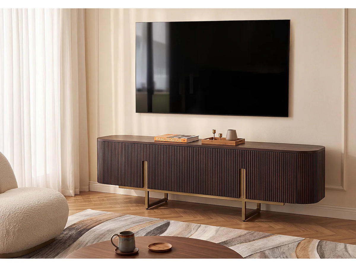 Meuble TV en Manguier 160 cm - DOLIYA