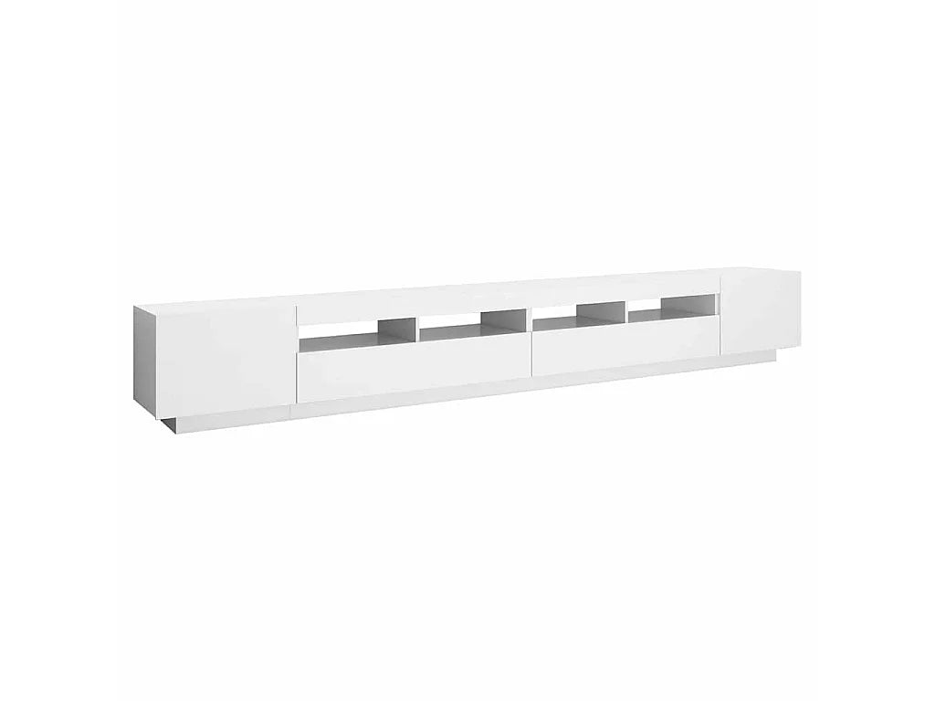 Meuble TV en Bois Blanc 300 cm - VIDAXL vue 6