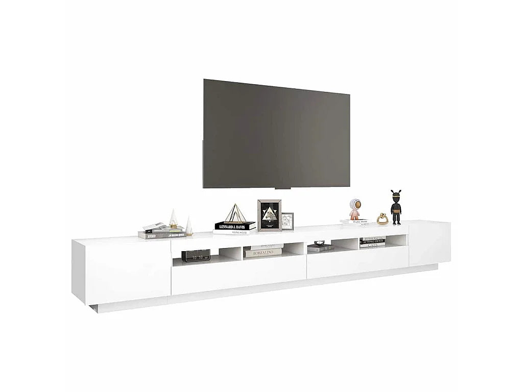 Meuble TV en Bois Blanc 300 cm - VIDAXL vue 10