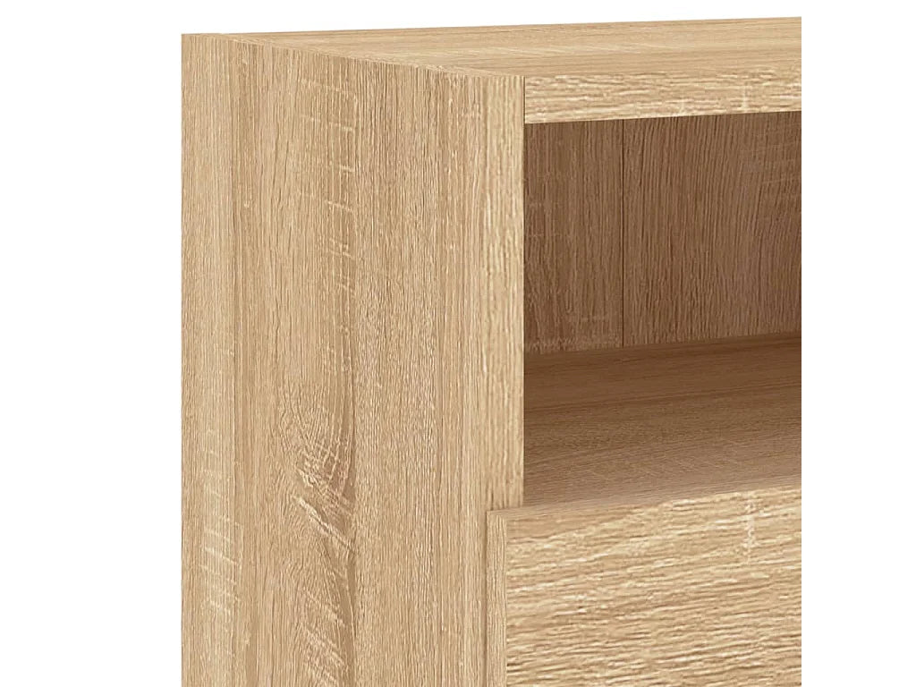 Meuble TV Suspendu 120 cm Marron - VIDAXL vue 9