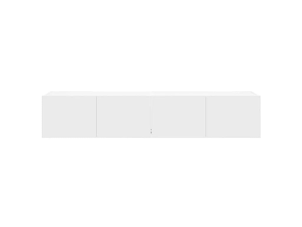 Meuble TV en Bois Blanc 160 cm - VIDAXL vue 6