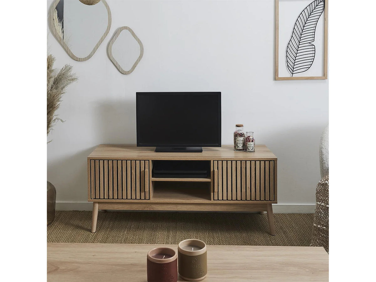 Meuble TV en Bois Marron - THE HOME DECO FACTORY