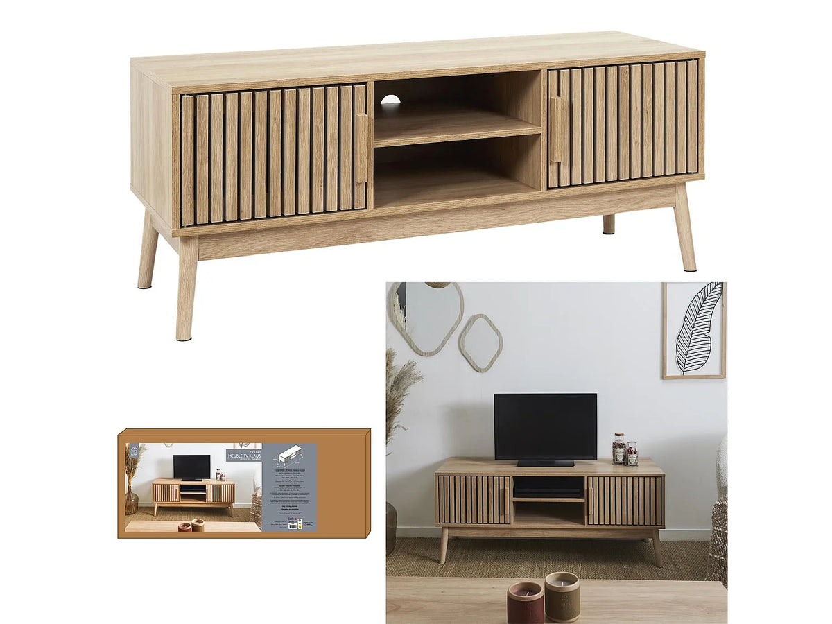 Meuble TV en Bois Marron - THE HOME DECO FACTORY vue 5